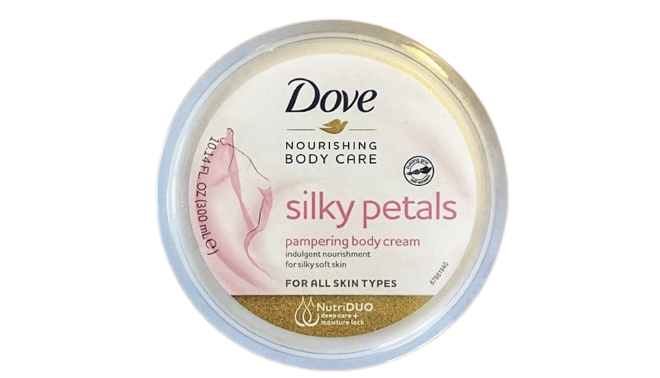 Dove Silky Petals Pampering Body Cream – MamaTega