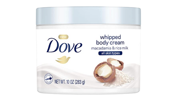 Dove Whipped Body Cream Macademia & Rice Milk Cream