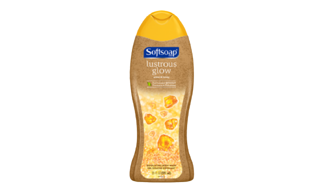 Softsoap Lustrous Glow Exfoliating Body Wash
