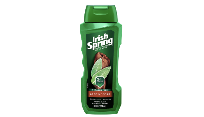 Irish Spring Sage And Cedar Moisturizing Face+Body