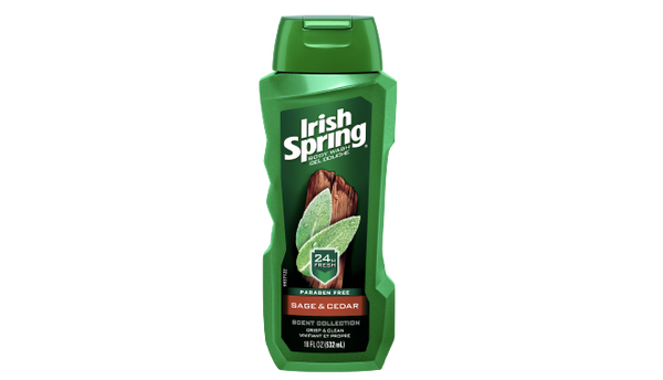 Irish Spring Sage And Cedar Moisturizing Face+Body