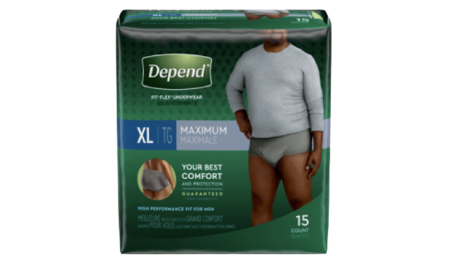 Depend Fit- Flex Underwear 15 Count