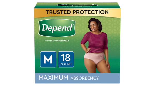 Depend Fit-Flex Underwear 18 Count