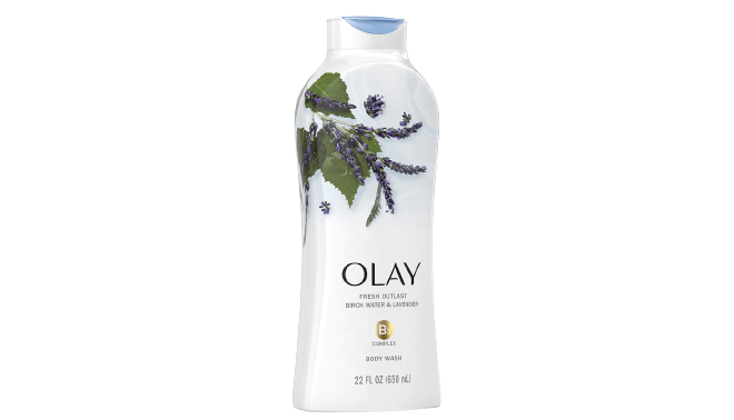 Olay Fresh Outlast Birch Water And Lavender Shower Gel
