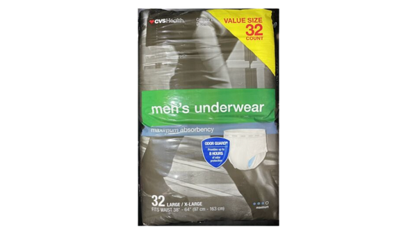 Cvs Health Men's Underwear 32 Large Pcs
