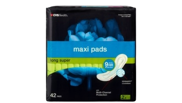 Cvs Health Maxi Pads Long Super 22 Pads