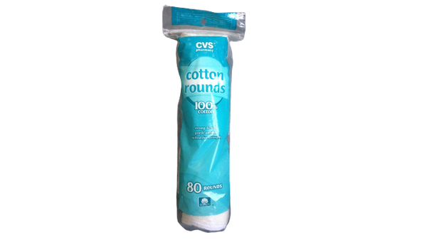 Cvs Cotton Round 100% Cotton 80 Rounds