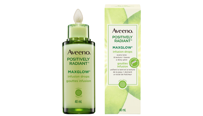 Aveeno Positively Radiant Maxglow Infusion Drops