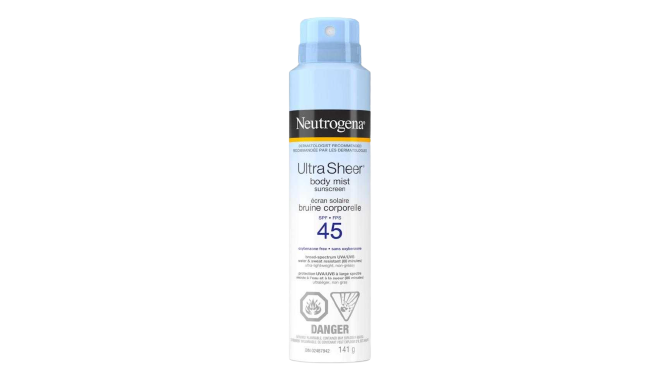 Neutrogena Ultra Sheer Body Mist Spf 45