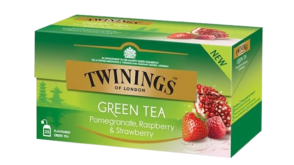 Twinings Green Tea Pomegranate, Raspberry & Stawberry