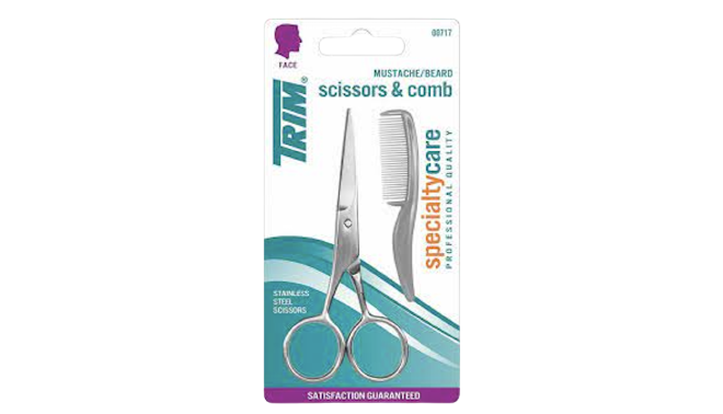 Trim Scissors And Comb