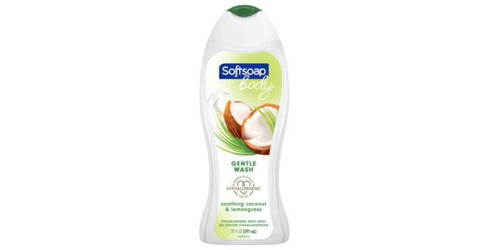 Softsoap Coconut Gentle Wash Hypoallergenic