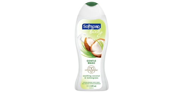 Softsoap Coconut Gentle Wash Hypoallergenic