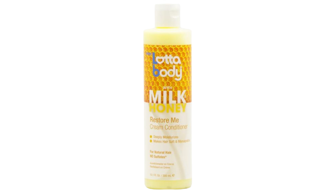 Lotta Body Milk Honey Restore Me Cream Conditioner – 300 Ml, Tiefenwirksame Pflege Für Natürliches Haar