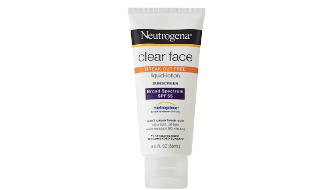 Neutrogena Clear Face Breakout Free Spf55