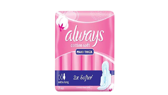 Always Cotton Soft Maxi-Thick Extra Long