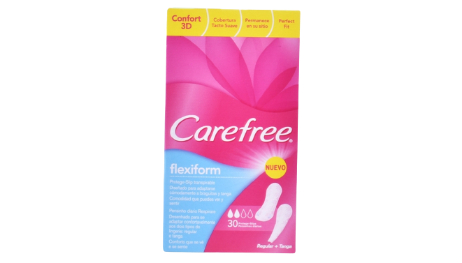 Carefree Flexiform Panty Liner