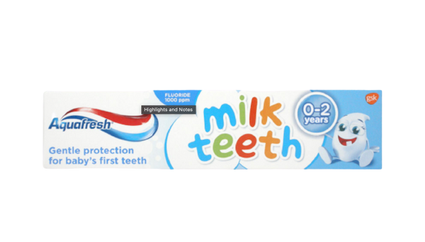 Aqua Fresh Milk Teeth