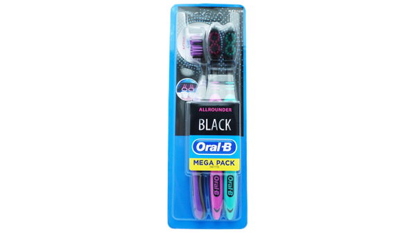 Oral B All Rounder Black Tooth Brush