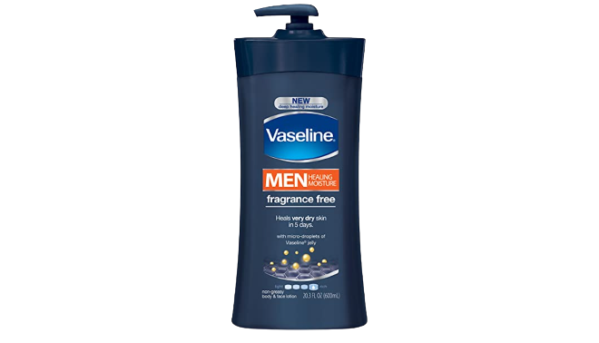 Vaseline Men's Fragrance Free Lotion