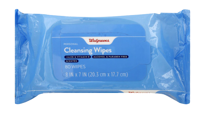 Walgreens Personal Cleasing Wipes 80 Wipes