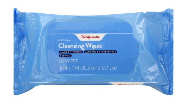 Walgreens Personal Cleasing Wipes 80 Wipes
