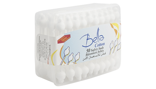 Bella Cotton 50 Safety Buds