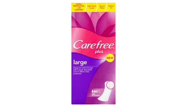 Carefree Plus Large Panty Liner