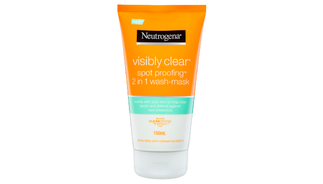 Neutrogena Visibly Clear 2 In 1 Wash-Mask