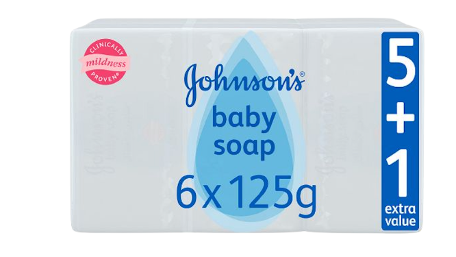 Johnson's Baby Soap 6 Pieces