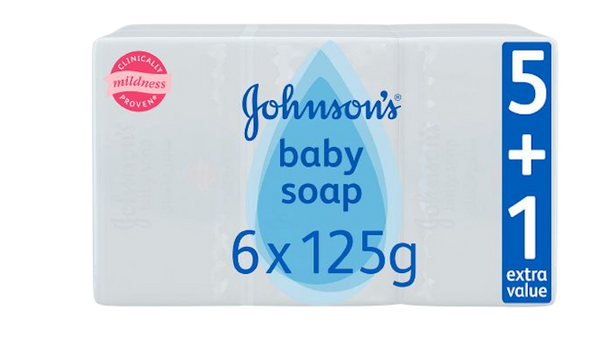 Johnson's Baby Soap 6 Pieces