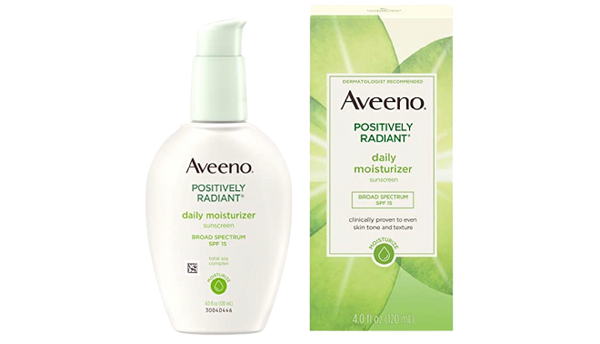 Aveeno Positively Daily Moisturizer Spf 15`