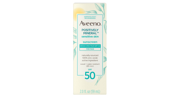 Aveeno Postively Mineral Sunscreen Spf 50