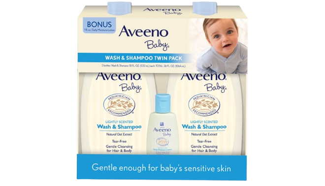 Aveeno Baby Wash And Shampoo Twin Pack
