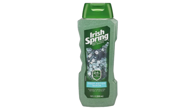 Irish Spring Deep Action Scrub Shower Gel