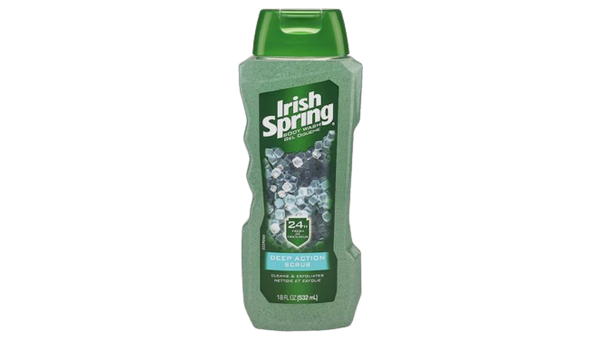 Irish Spring Deep Action Scrub Shower Gel