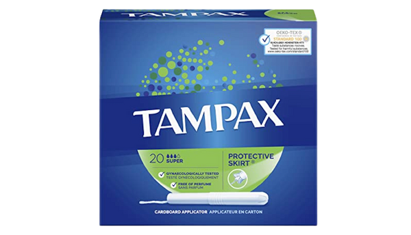 Tampax Super Cardboard Applicator