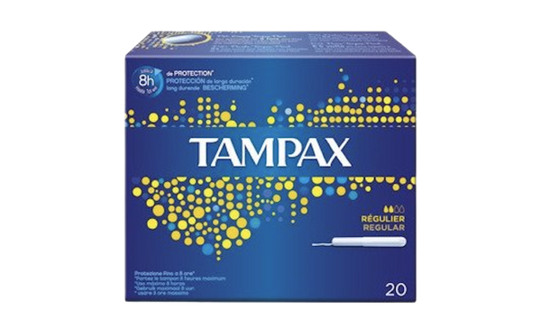 Tampax 20 Regular Cardboard Activator