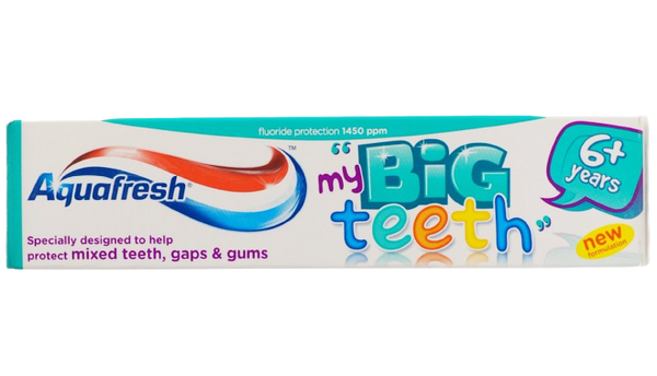 Aqua Fresh Big Teeth 6+Years