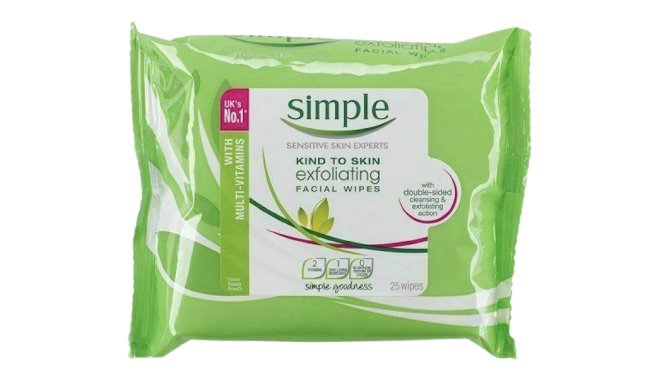 Simple Exfoliating Wipes