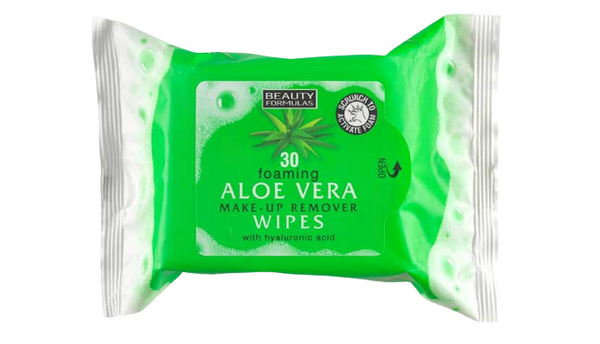 Beauty Formulas Wipes Aloe Vera
