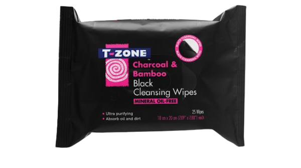 T-Zone Charcoal Bamboo Wipes