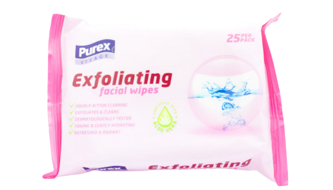 Purex Exfolating Facial Wipes