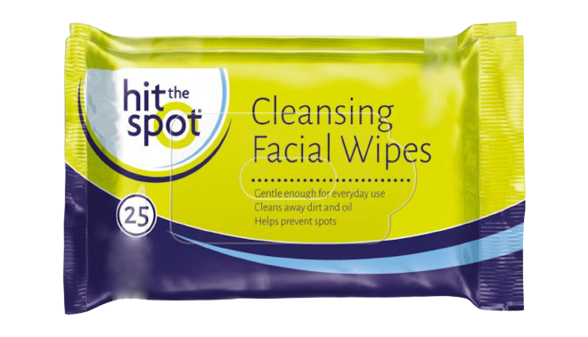 Hit The Spot Cleansing Facial Wipes