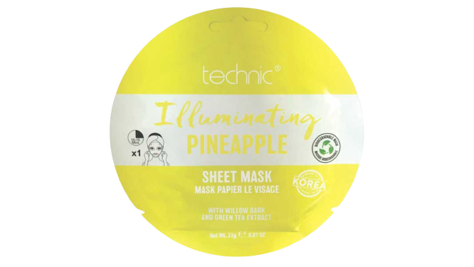 Technic Illuminating Pineapple Sheet Mask
