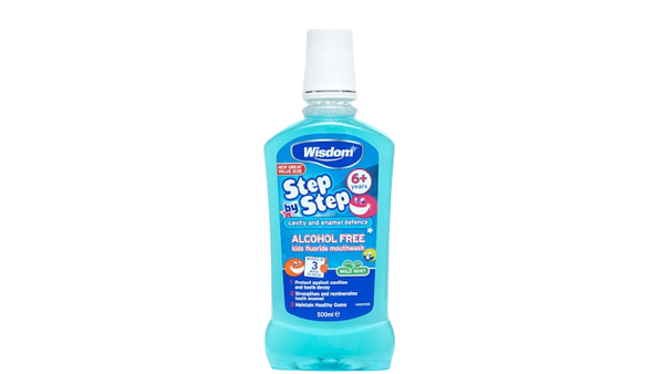 Wisdom Step By Step 6+ Years Mouthwash
