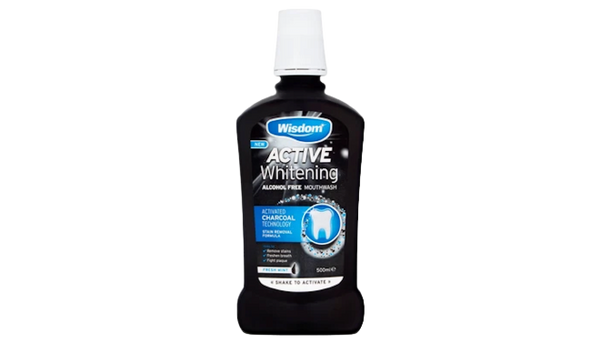 Wisdom Active Whitening Charcoal Mouth Wash