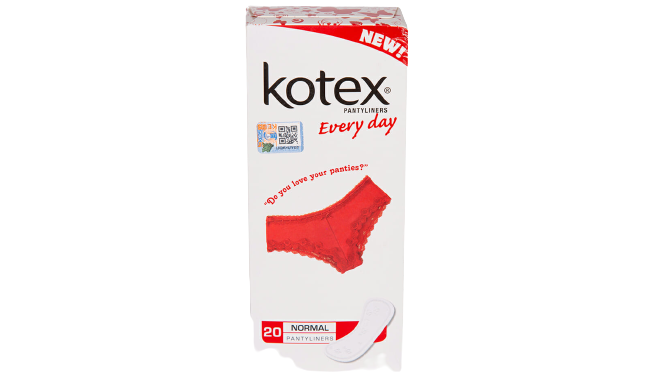 Kotex Panty Liners 20 Normal Size