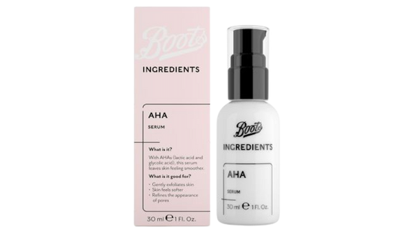 Boots Ingredients Aha Serum