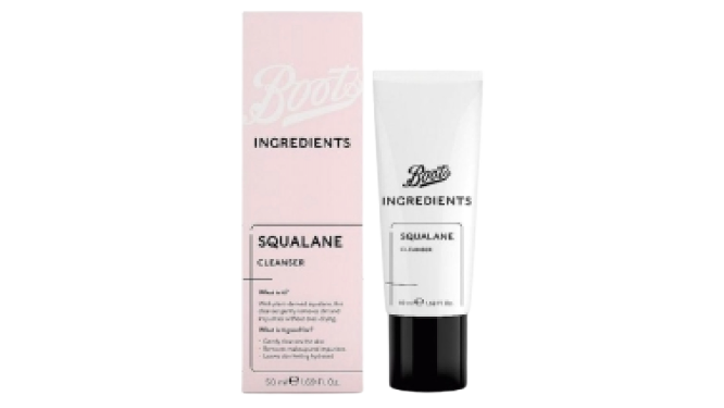 Boots Ingredients Squalane Cleanser